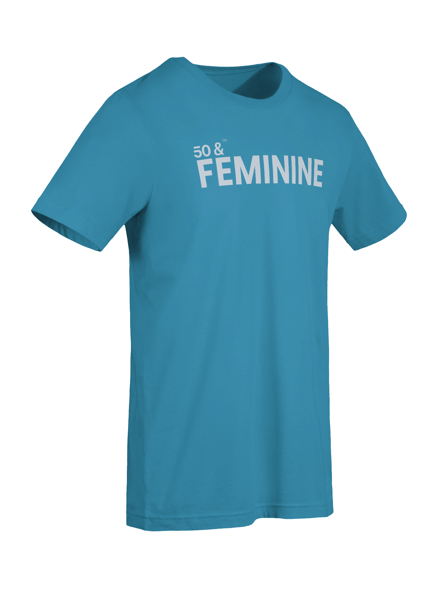 50 &™ FEMININE- Supersoft T-Shirt (Cloud) product image (3)