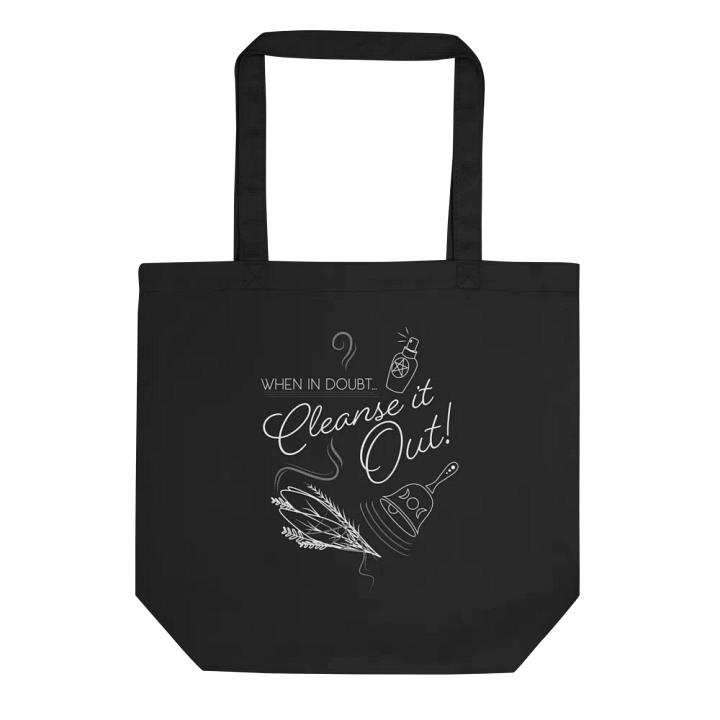 "Cleanse it out!" Eco-friendly tote bag product image (1)