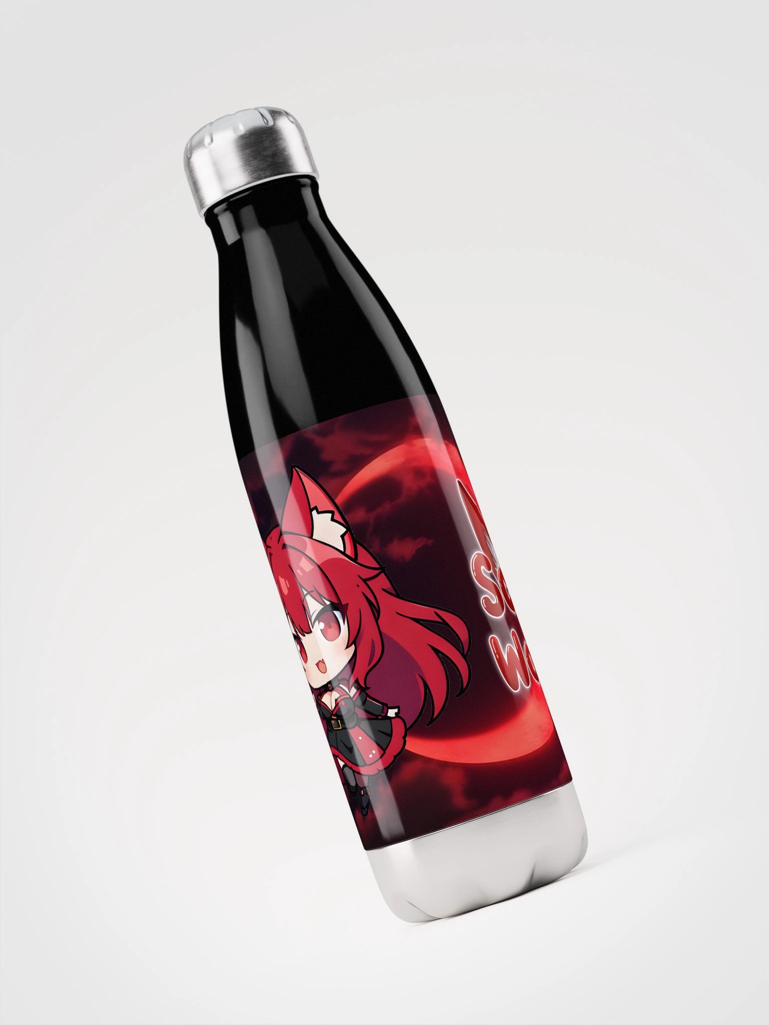 Chibi Scarlett Stainless Steel Water Bottle product image (3)