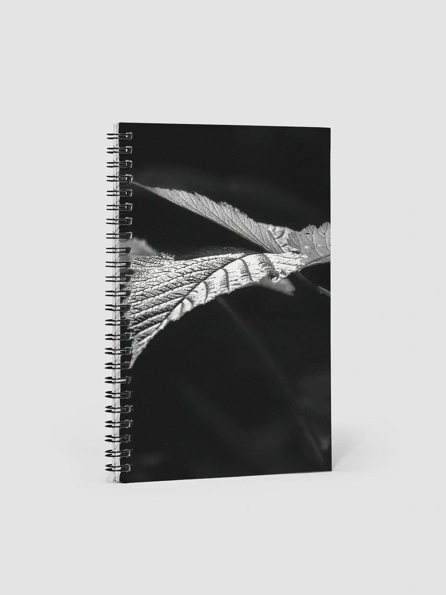 Sunlight on a Salmonberry Leaf Spiral Notebook product image (1)
