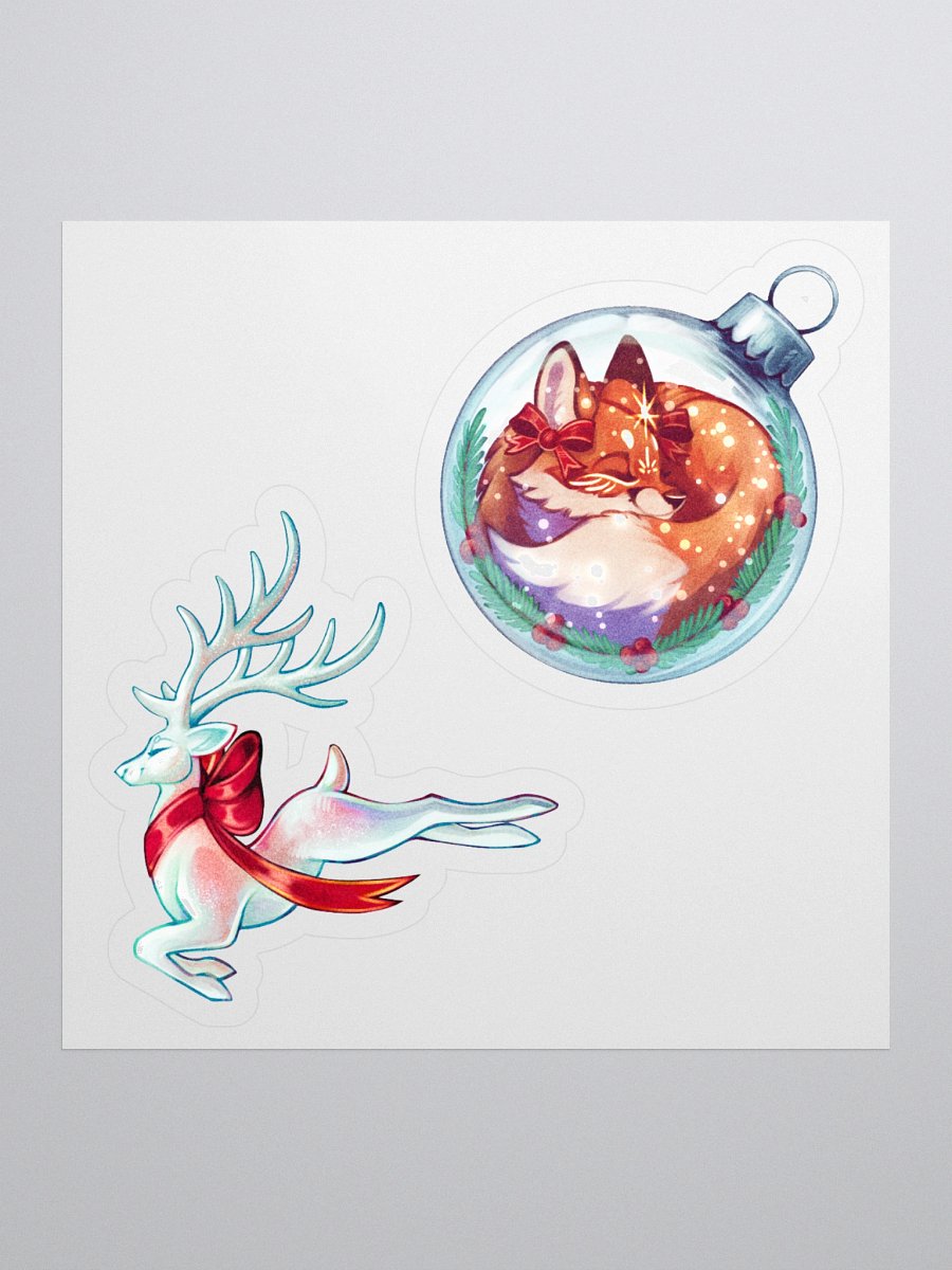 Snowy christmas | Kiss-cut sticker sheet product image (1)