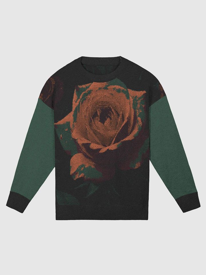 Rose Jacquard Relax Fit Sweater product image (5)