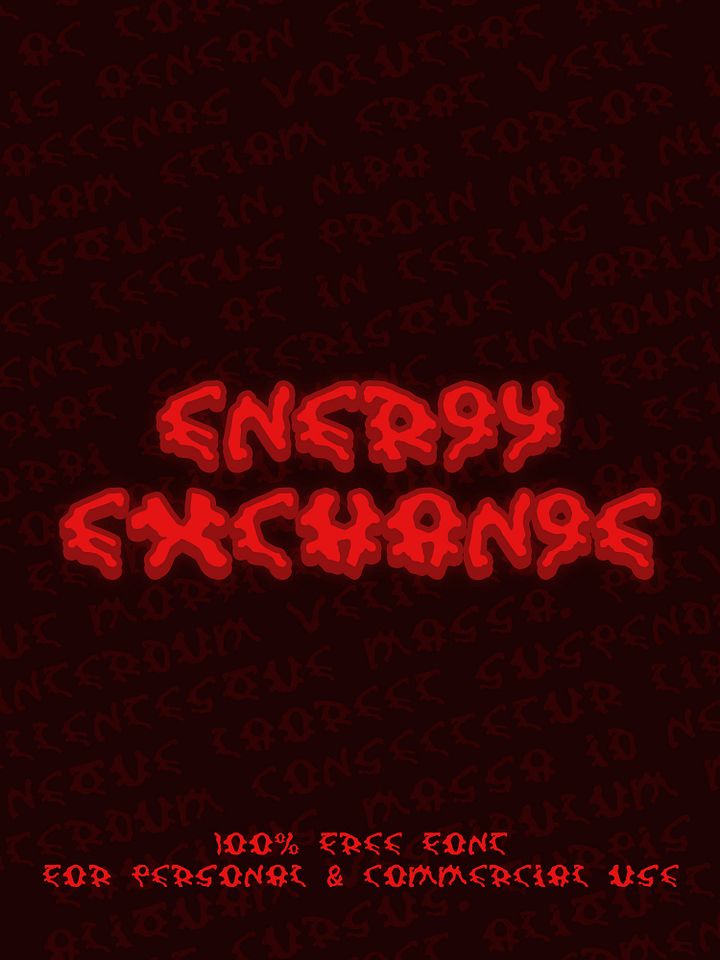 Energy Exchange Font (FREE) product image (1)