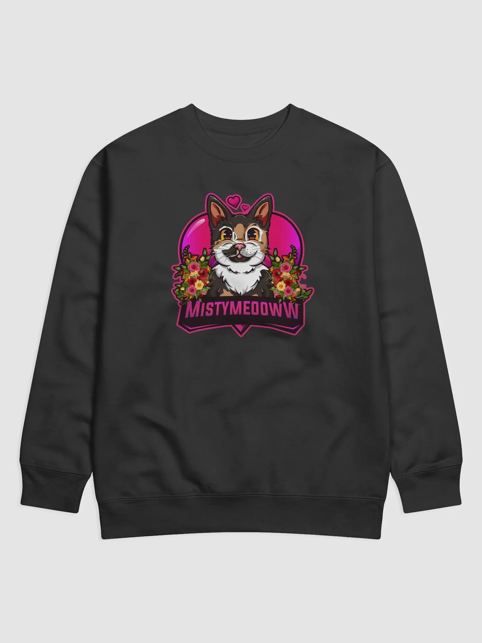Rhea Hearts Mistymeooww Logo Sweater Cotton Heritage Premium Sweatshirt by Cotton Heritage product image (1)