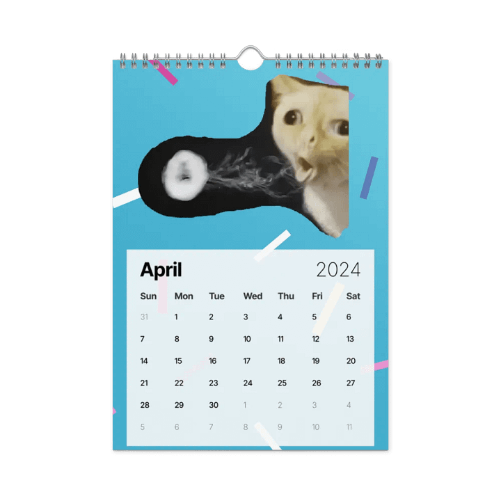 Wall Calendar (2024): Meme Cats product image (2)