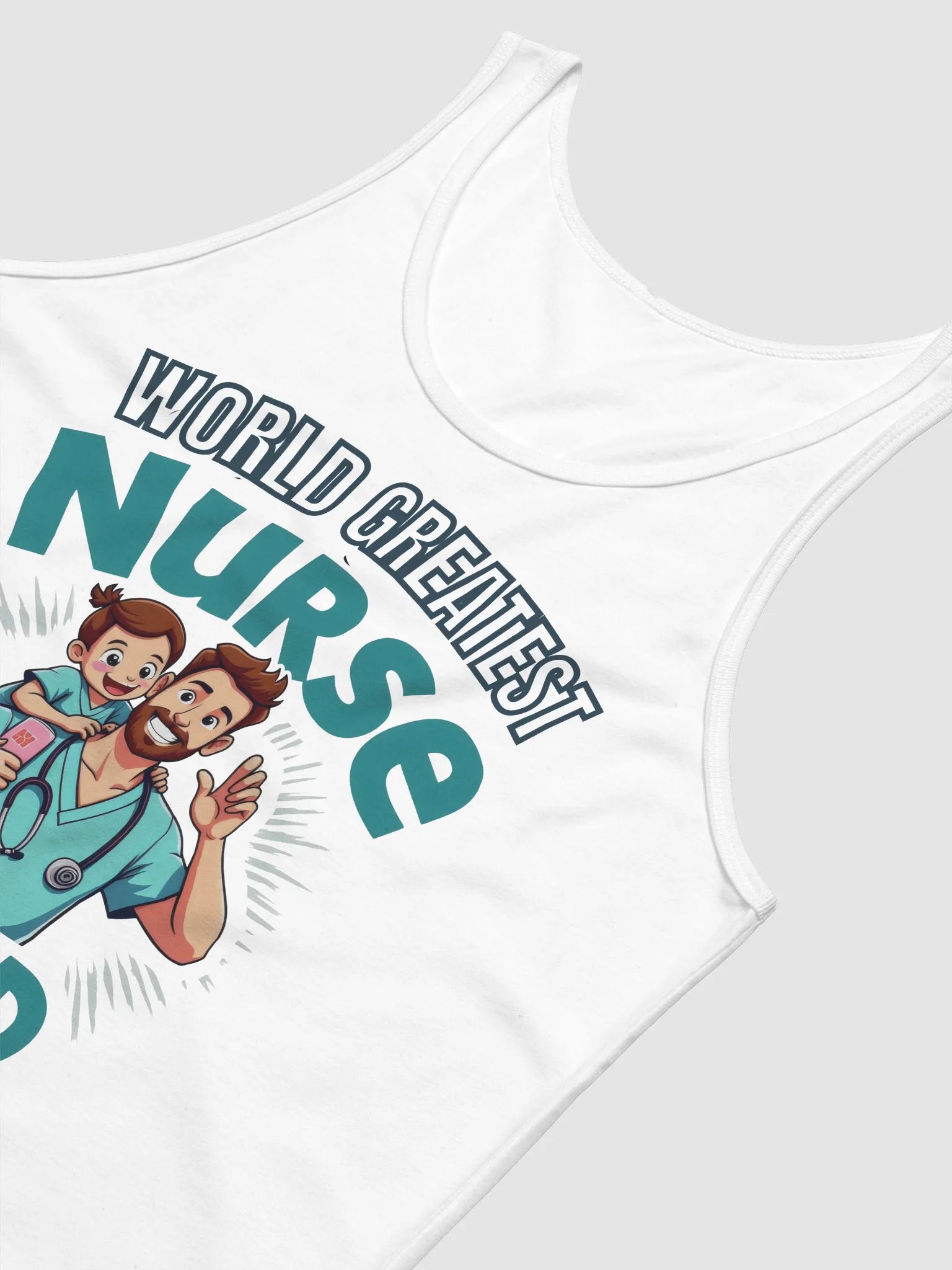 World's Greatest Nurse Dad Tank Top product image (18)