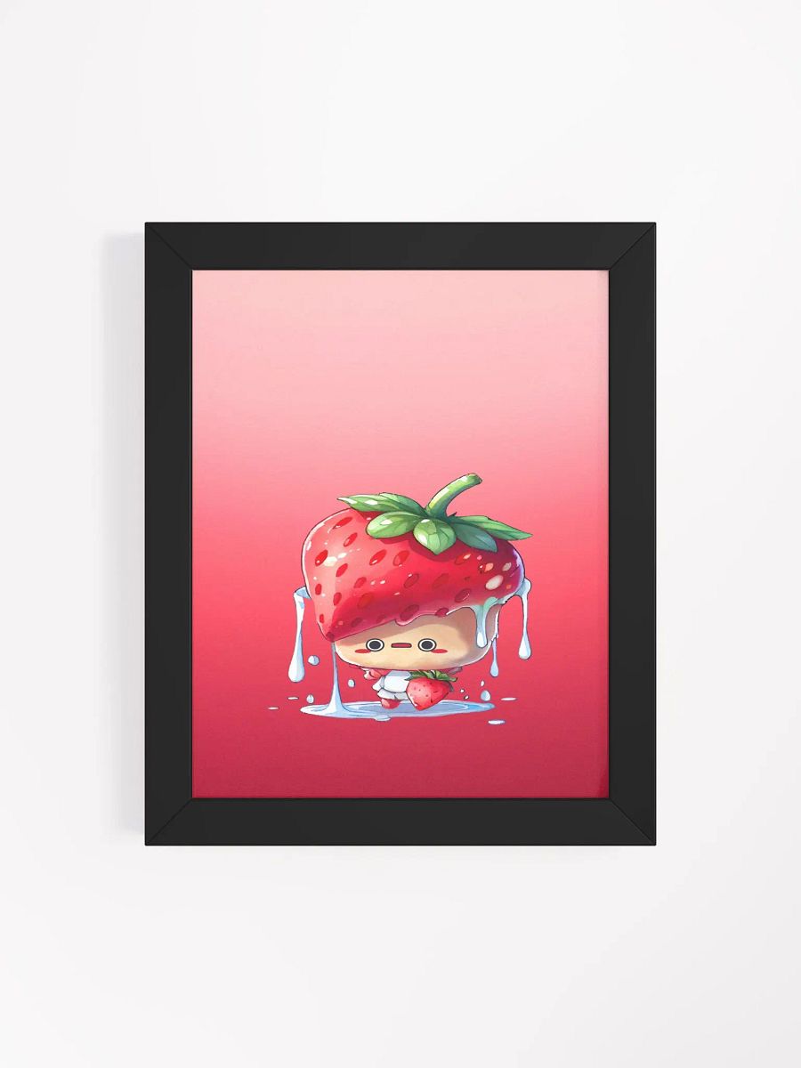 Melting Strawberry Dreams Framed Poster product image (117)