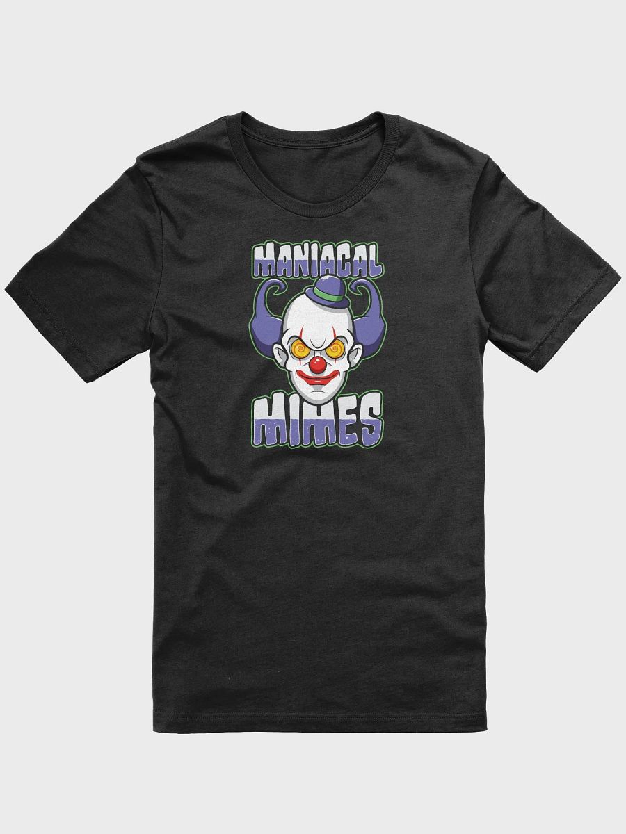 Maniacal Mimes Creepy Clown T-Shirt – Funny & Scary Halloween Tee product image (1)
