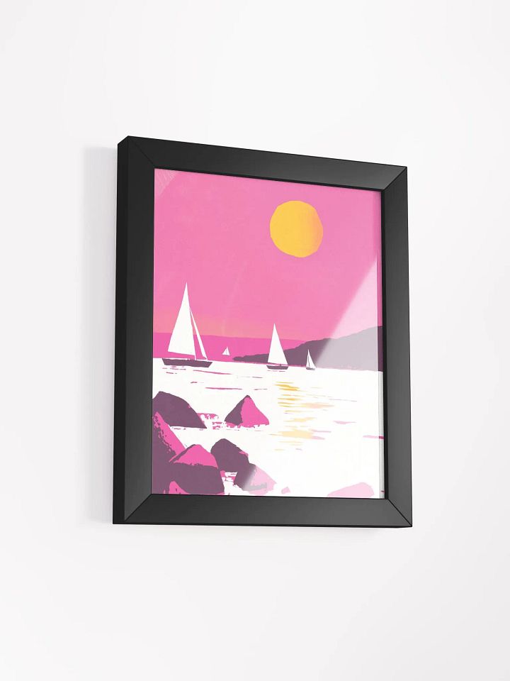 Sunset Sailing Serenity Framed Poster product image (2)