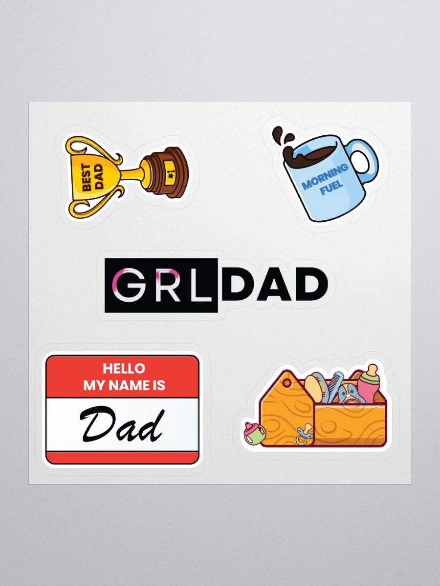 GRL DAD Sticker Pack product image (2)