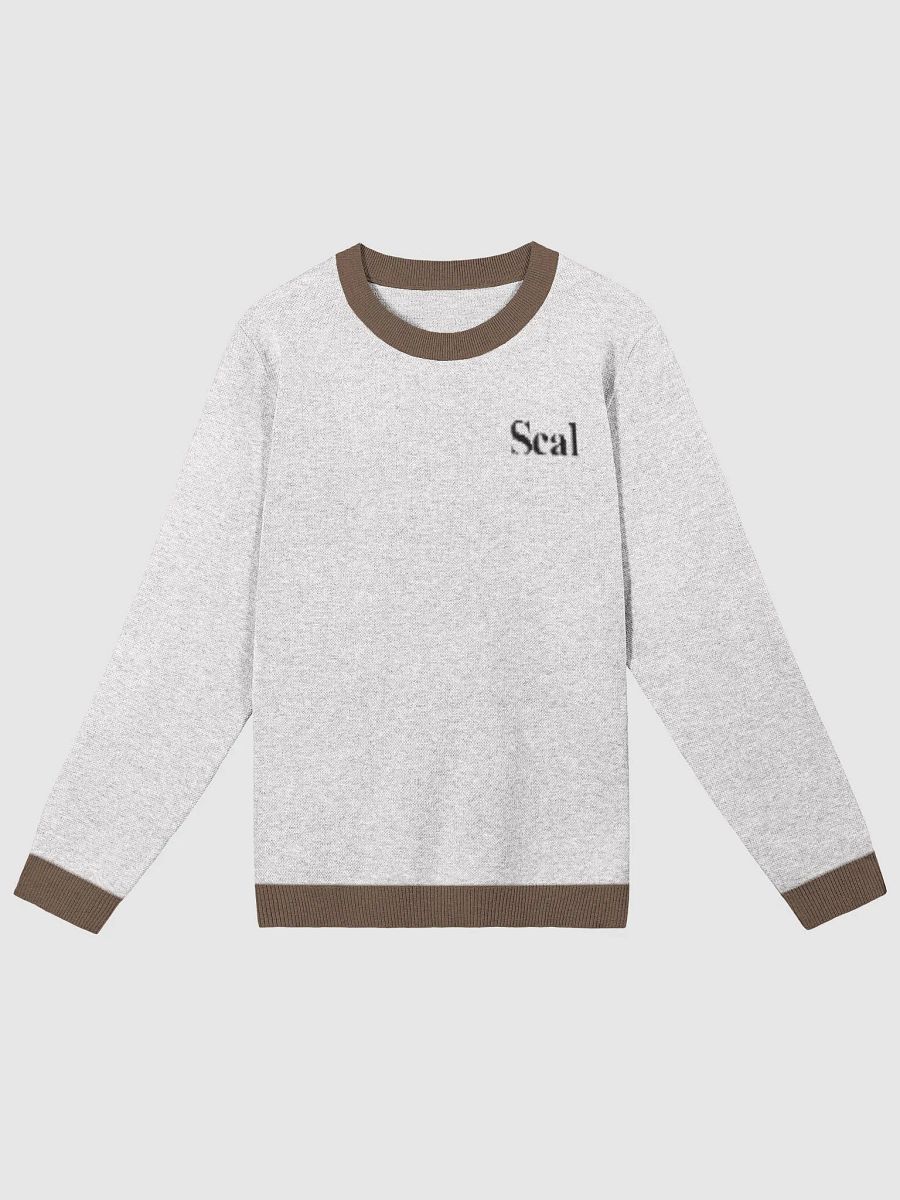 Premium Customizable Knitted Crewneck Sweater: Classic Fit product image (2)