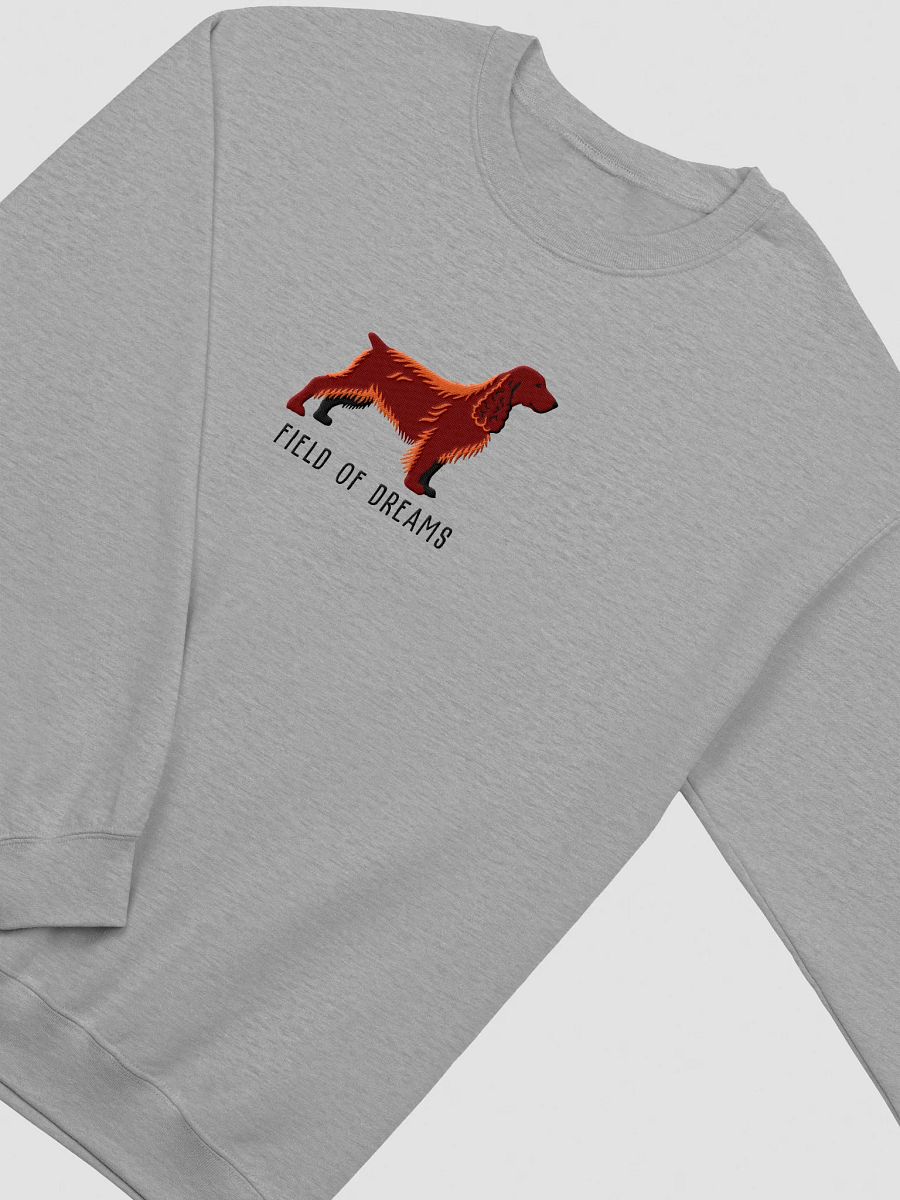 Field of Dreams Sweatshirt (Embroidered) of a Field Spaniel(Liver) product image (12)