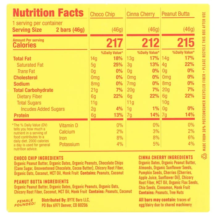 BYTE BARS: Swaggy Sampler Bars, 9.72 oz product image (2)