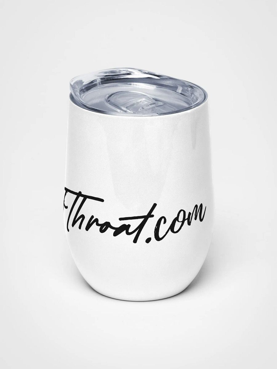 Beefy's Bubbly Buddy: The Beefthroat.com Wine Glass with Lid product image (5)