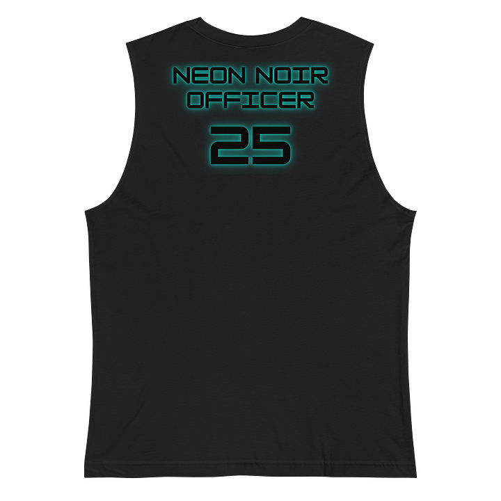 Neon Noir Officer 25 - Gym Tank (Black) product image (2)