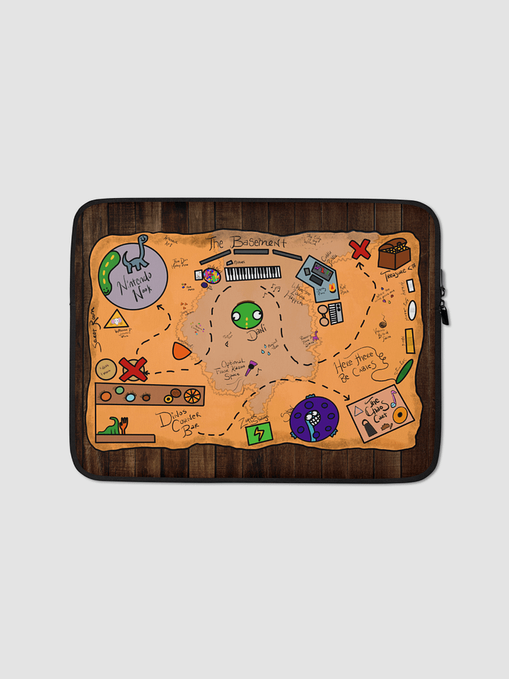 Basement Map Laptop Sleeve product image (1)