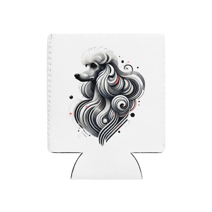 Abstract Poodle Can Cooler product image (1)
