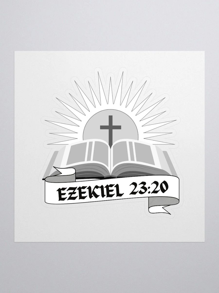 Ezekiel 23:20 - Kiss Cut Sticker product image (2)