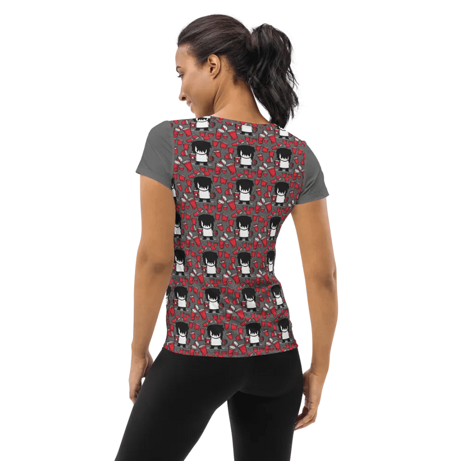 Cartoon Character All-Over Print Athletic Tee product image (2)