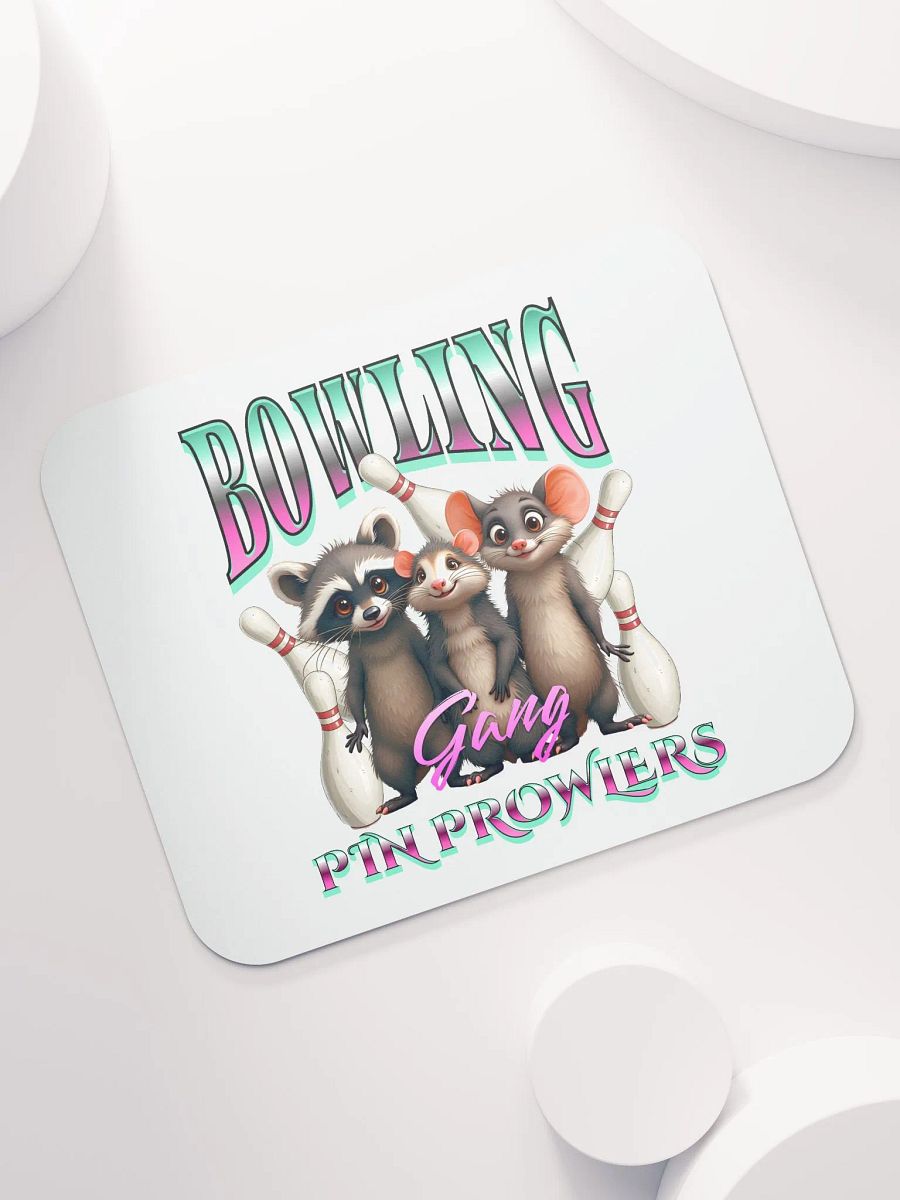 Bowling Gang Pin Prowlers Raccoon Mouse Pad product image (5)