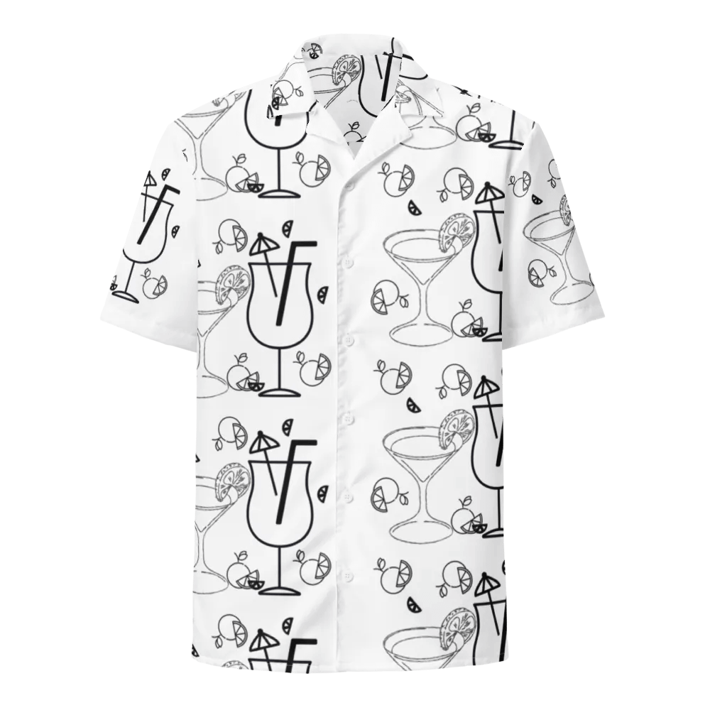 Hawaiian Style Shirt, Happy Hour, Button Up product image (1)