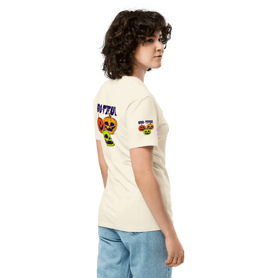 Boo-tiful Halloween Pumpkins Unisex T-Shirt product image (10)