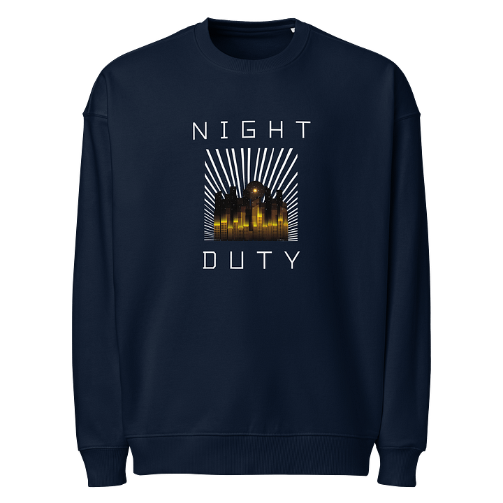 Luminous Night Skyline Organic Sweatshirt product image (1)