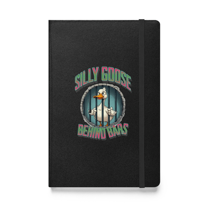 Silly Goose Behind Bars Hardcover Notebook product image (1)