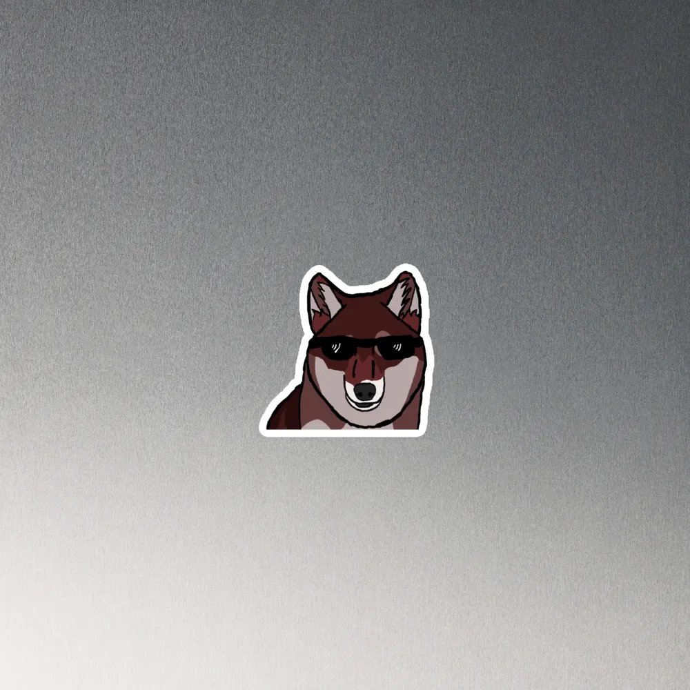 Cool Wolf Magnet product image (4)