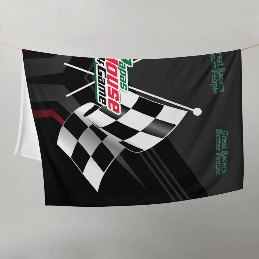 Checkered Flag Racing Throw Blanket product image (4)