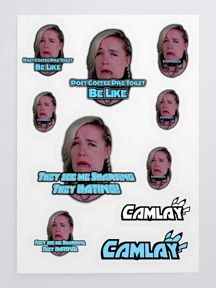[Camlay] Shartface Stickers product image (1)