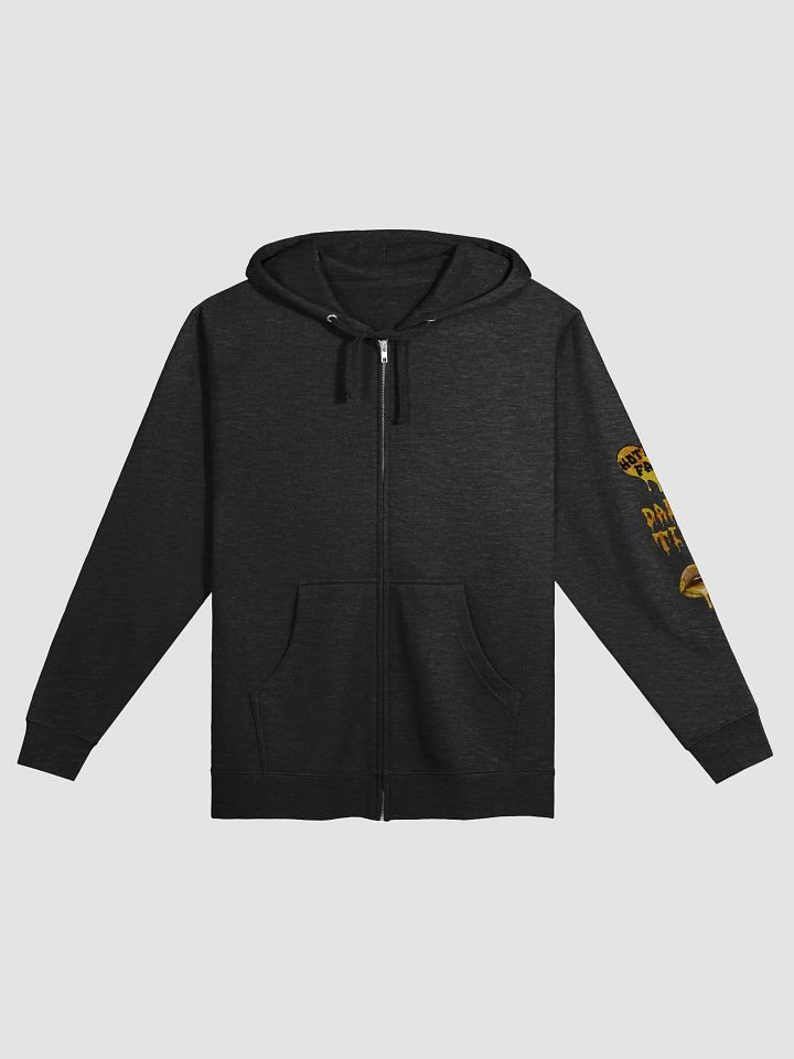 HOT BOX FAM GOLD LOGOS WITH HOT FAM LOGO ZIP UP HOODIE product image (3)