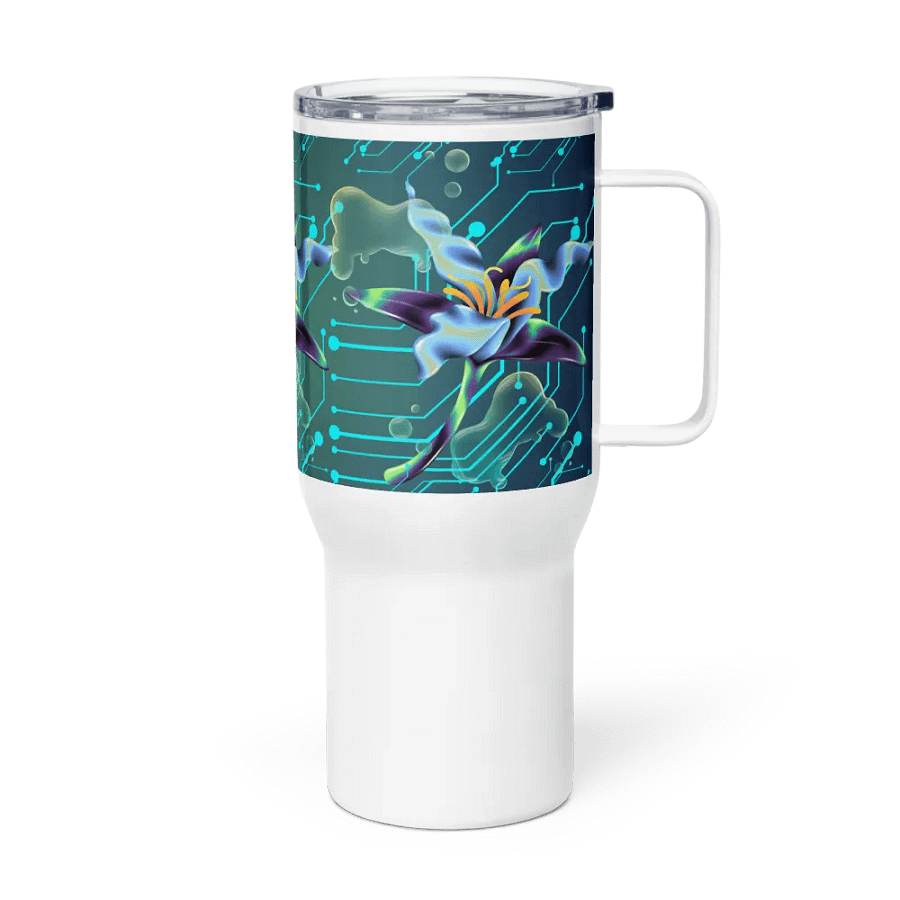 teal meta-magic insulated travel mug for stylish gents and ladies product image (3)