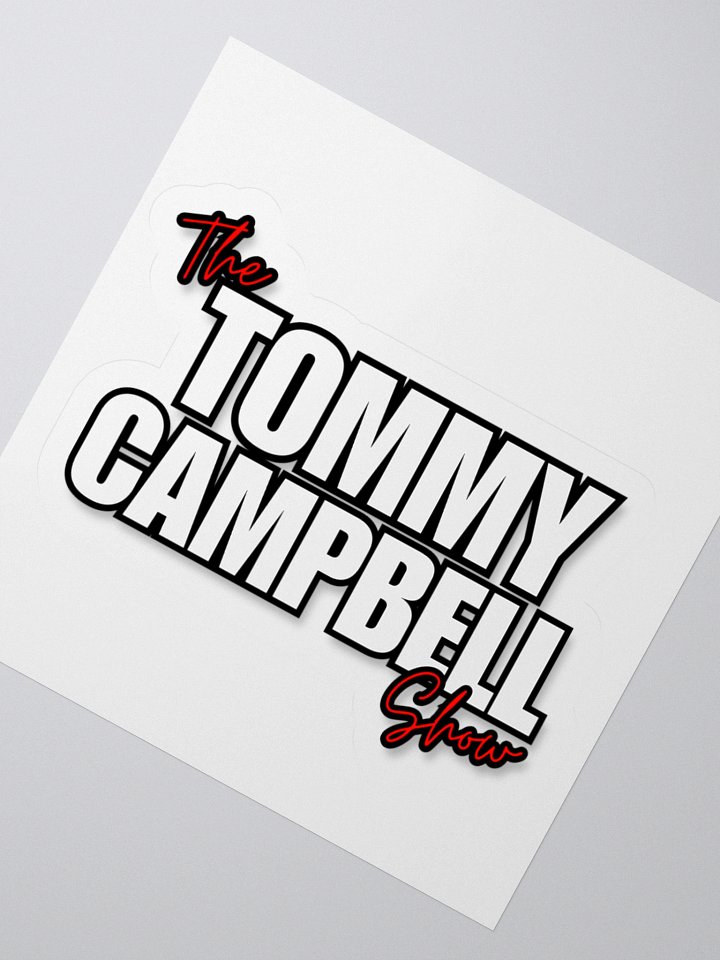 The Tommy Campbell Show Sticker product image (2)