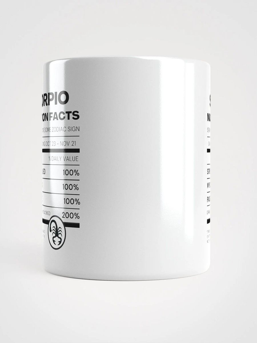 Scorpio Nutrition Facts Mug product image (6)