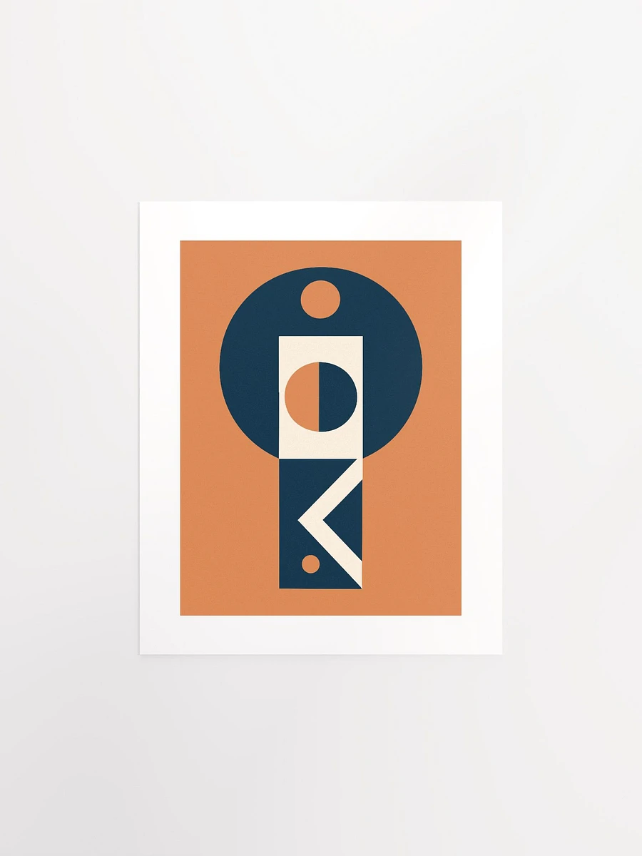 Geometric Key To My Midcentury Heart - Print product image (1)