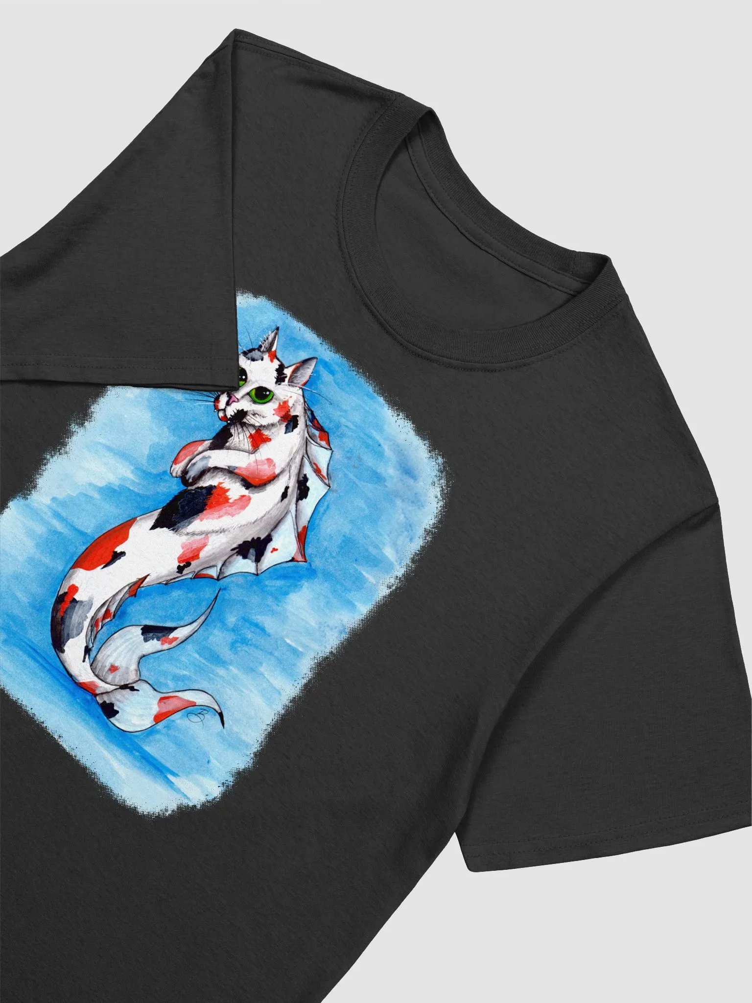 Mermeow Calico T Shirt product image (18)