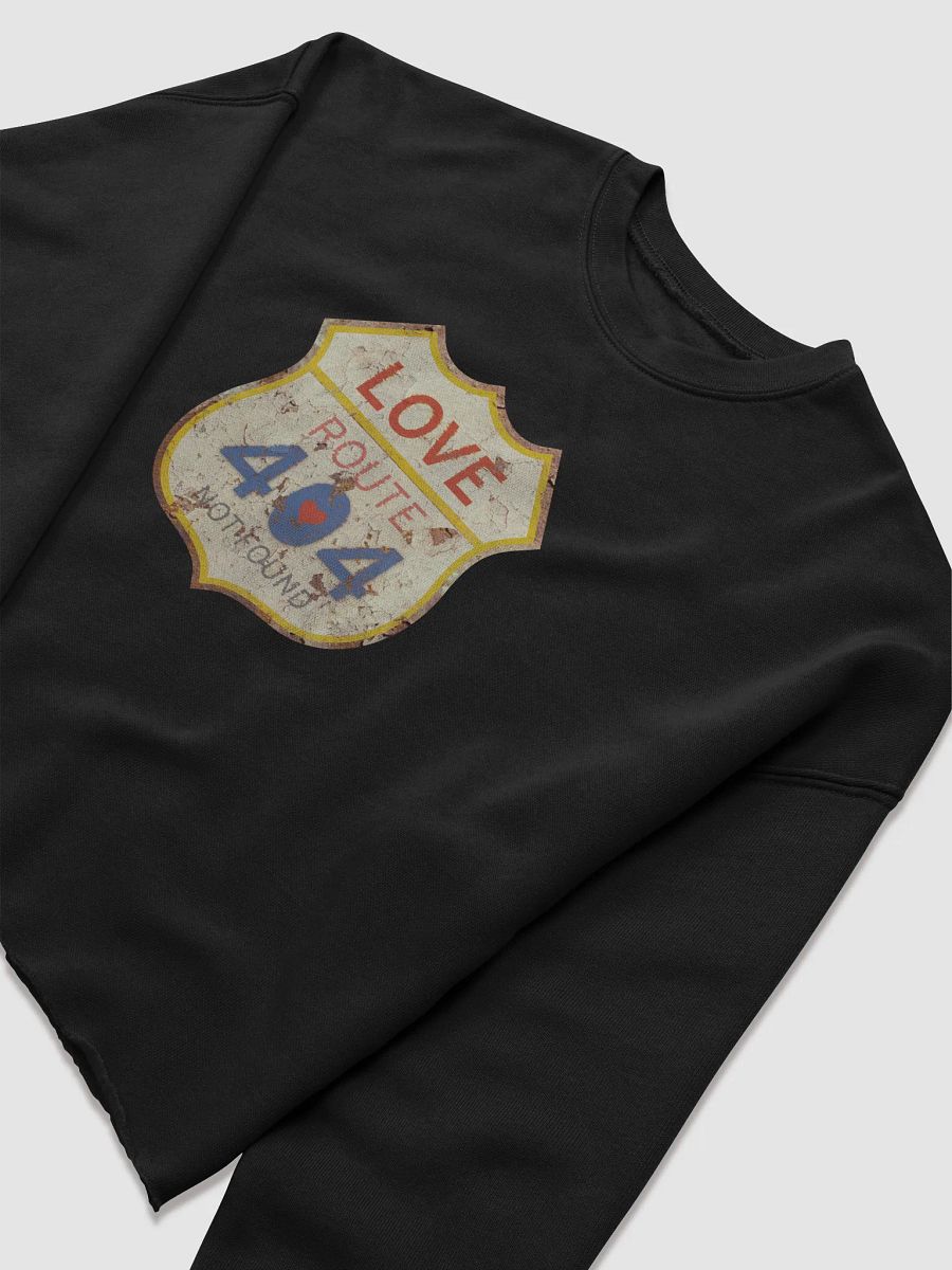 Vintage Love Route 404 (Front Print) Women's Fleece Crop Sweatshirt product image (13)