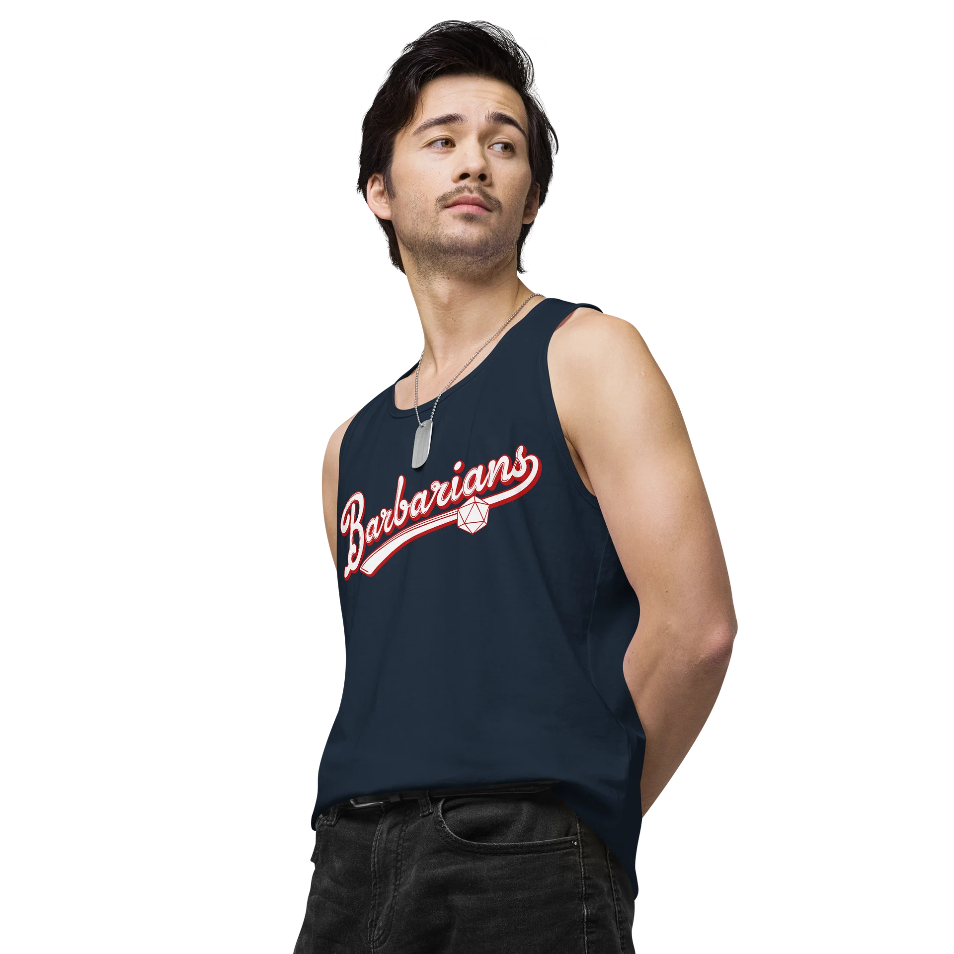 "Barbarians" Vintage Athletic Tank Top - Cotton Heritage product image (15)