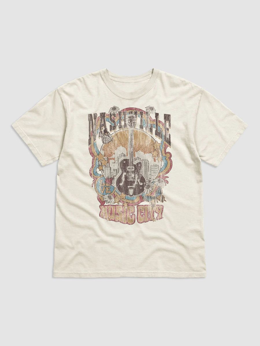 Nashville Music City Tee | Retro-Style Western Grunge T-Shirt for Travel and Road Trips product image (9)
