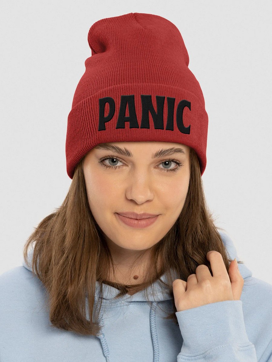 Panic Beanie Red and Gold product image (1)