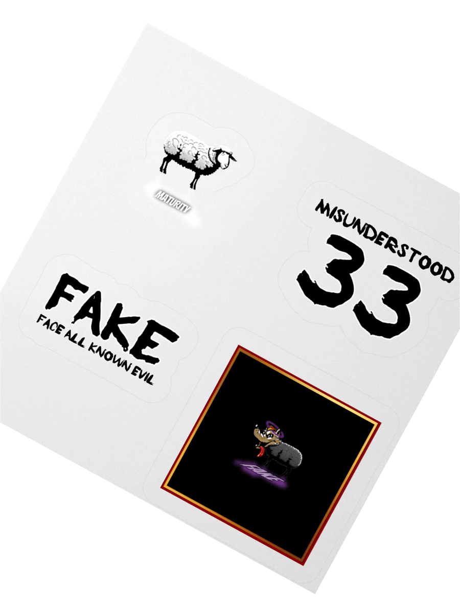 MisUnderStood Sticker Pack product image (5)