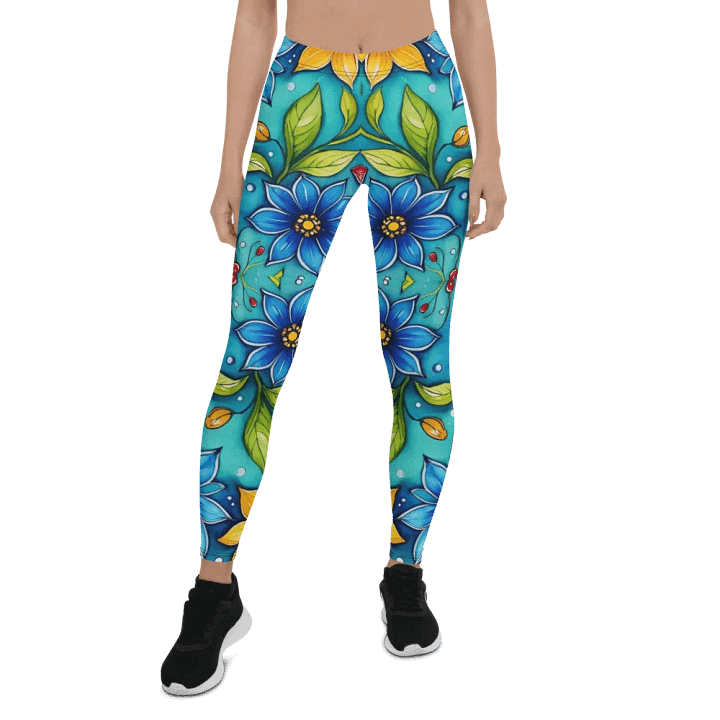 Leggings – Multicolor Floral Print for Vibrant & Stylish Comfort product image (1)