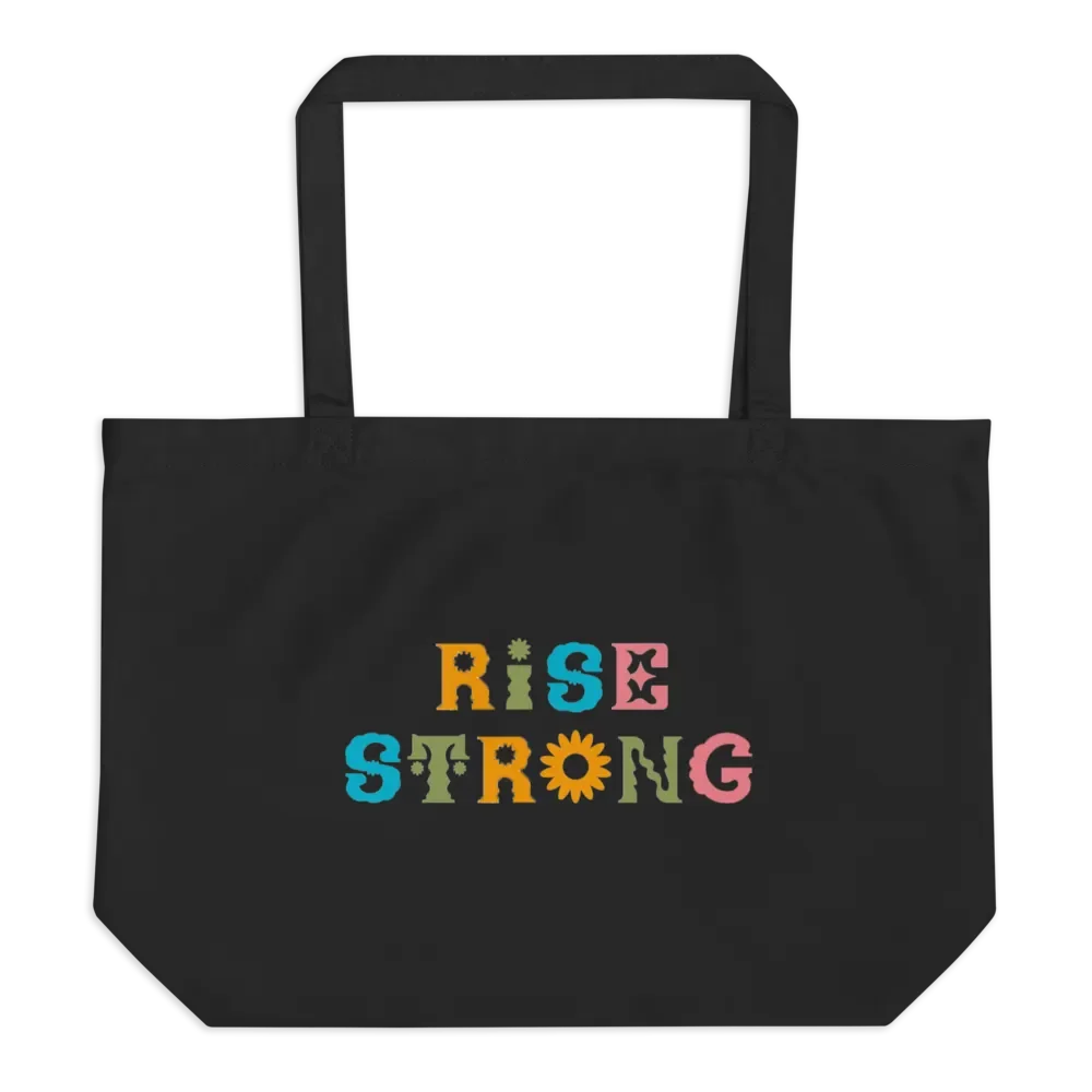 Rise Strong Tote Bag – Eco-Friendly and Inspirational product image (1)