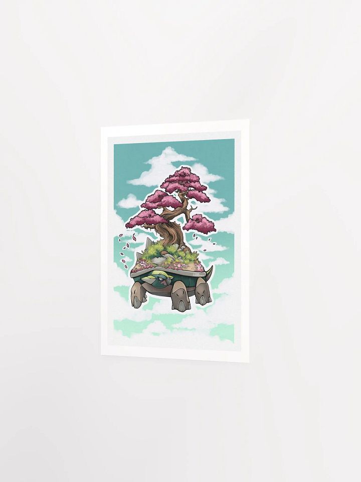 "Pink Bonsai Torterra" Matte Paper Poster product image (2)
