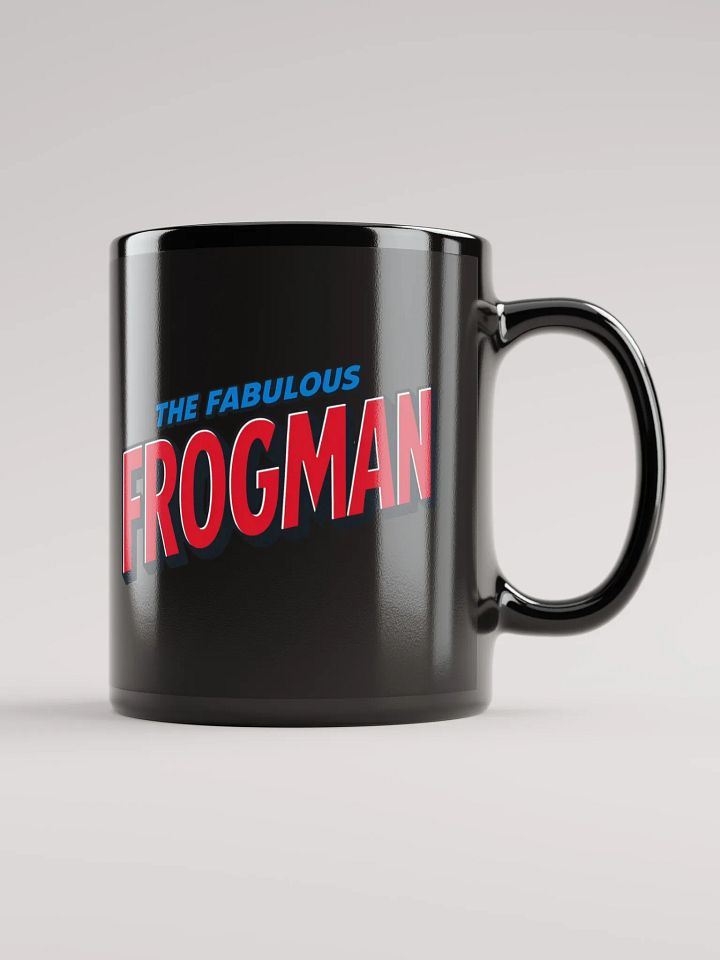 Fabulous Frogman Logo + Meme Face Black Mug product image (1)