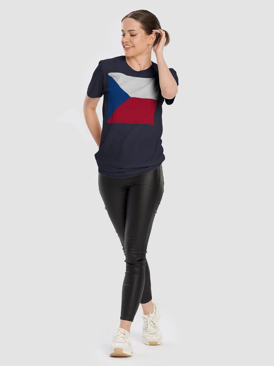 Exclusive Unisex Czech Republic Flag Graphic Tee by Graphic Grove - Supersoft Cotton product image (10)