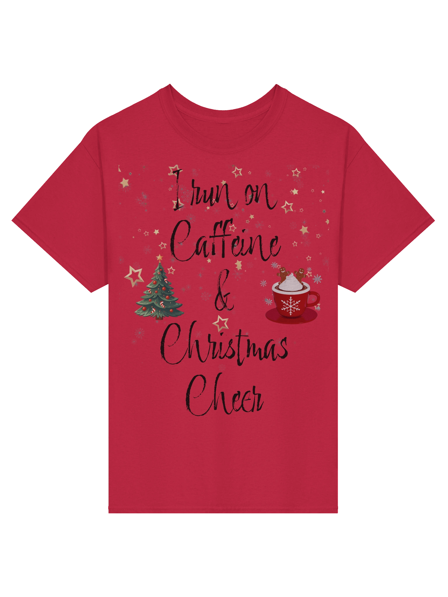 CAFFEINE & CHRISTMAS CHEER TEE product image (13)