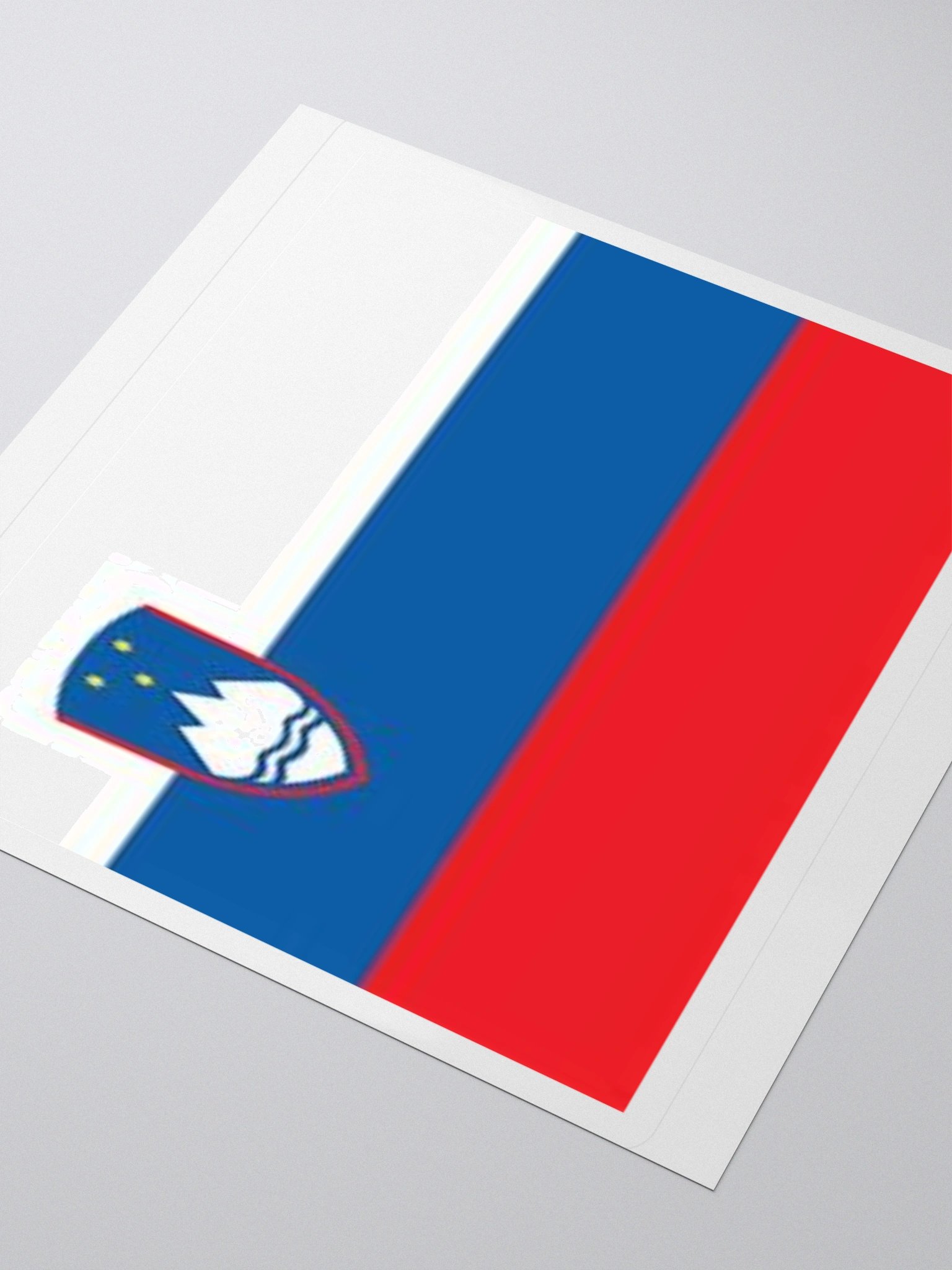 Exclusive Slovenia Flag Kiss-Cut Stickers - High-Quality Vinyl, Multiple Sizes product image (8)