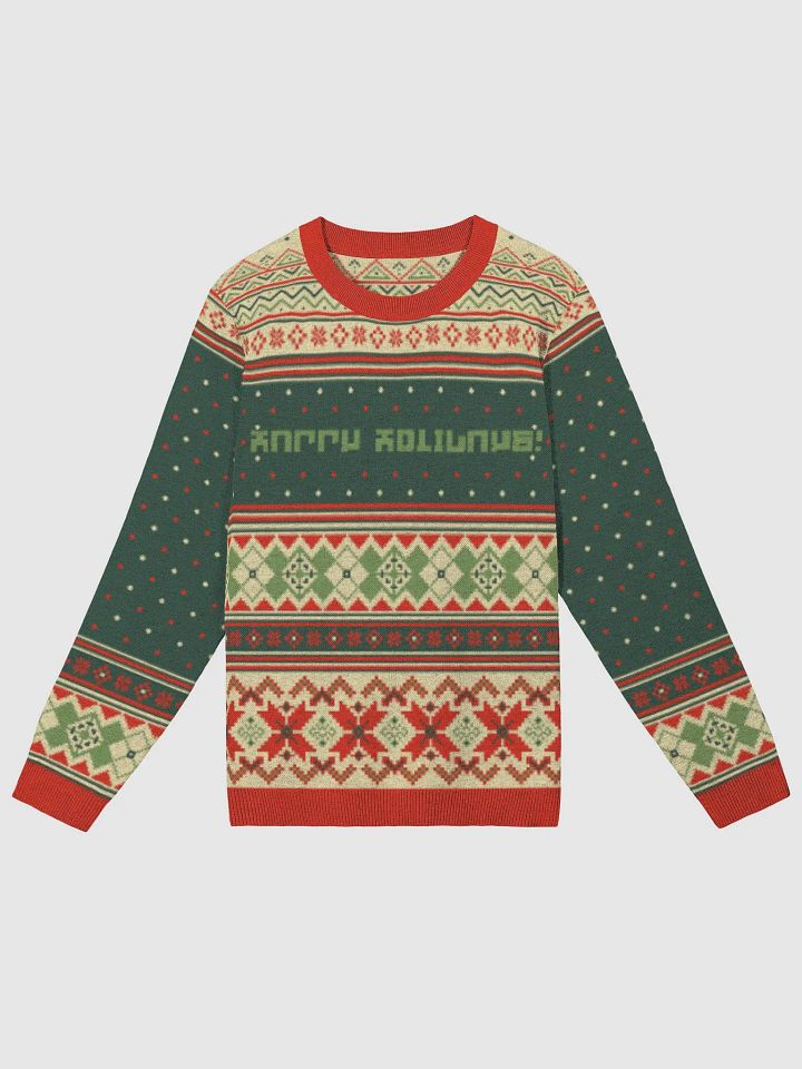 Holiday Simlish Sweater - Green product image (2)